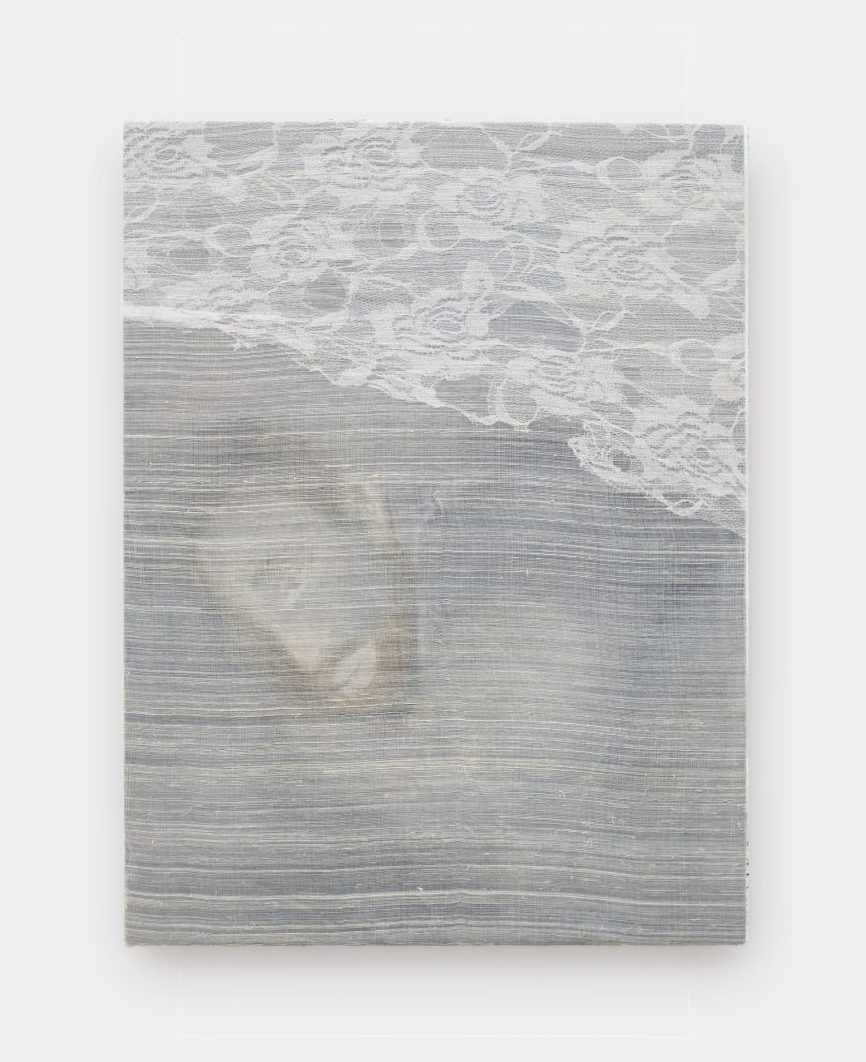 木板油画、蕾丝、菠萝纤维