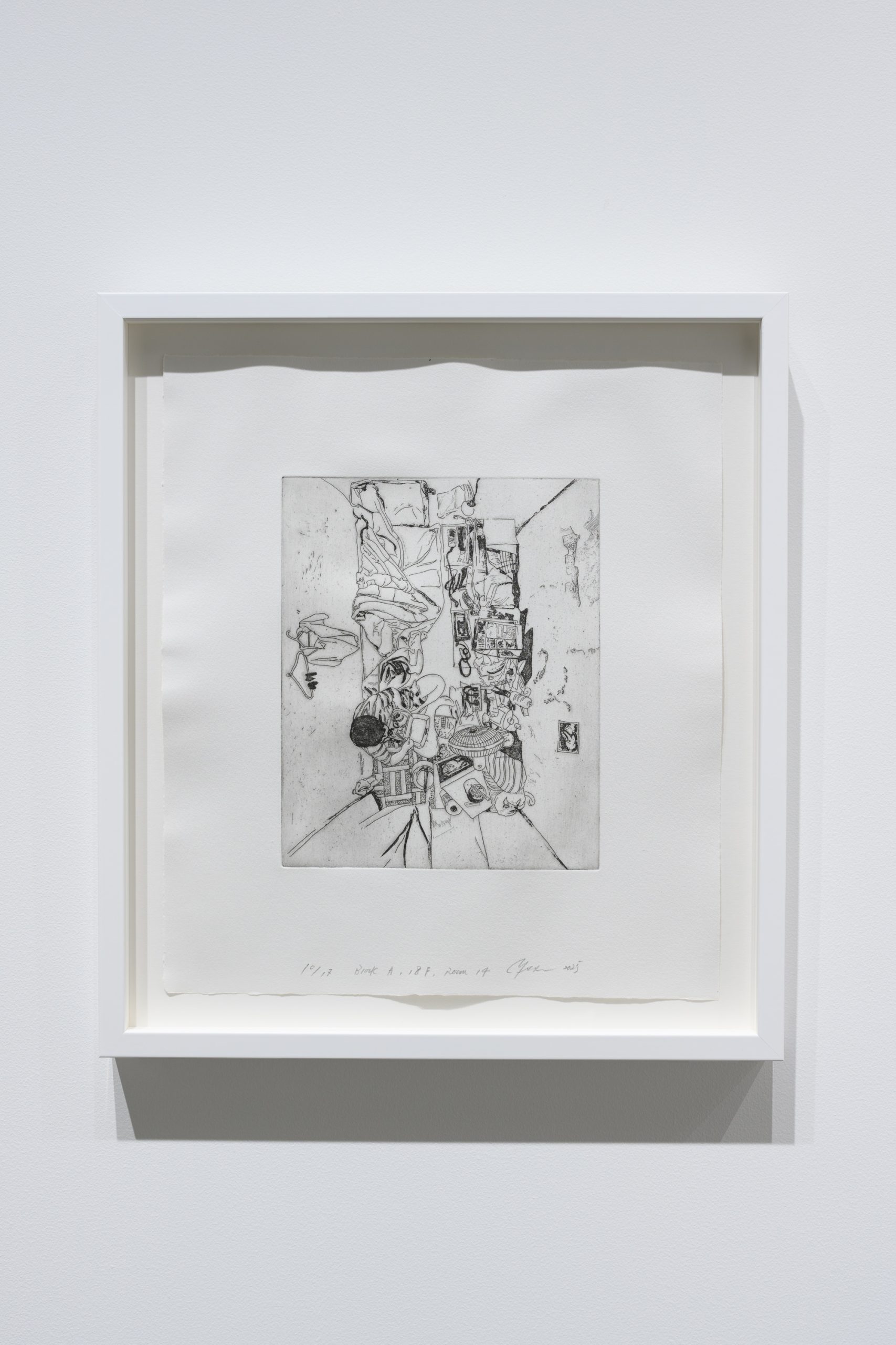 纸上蚀刻版画 ｜ 版数 14/17
