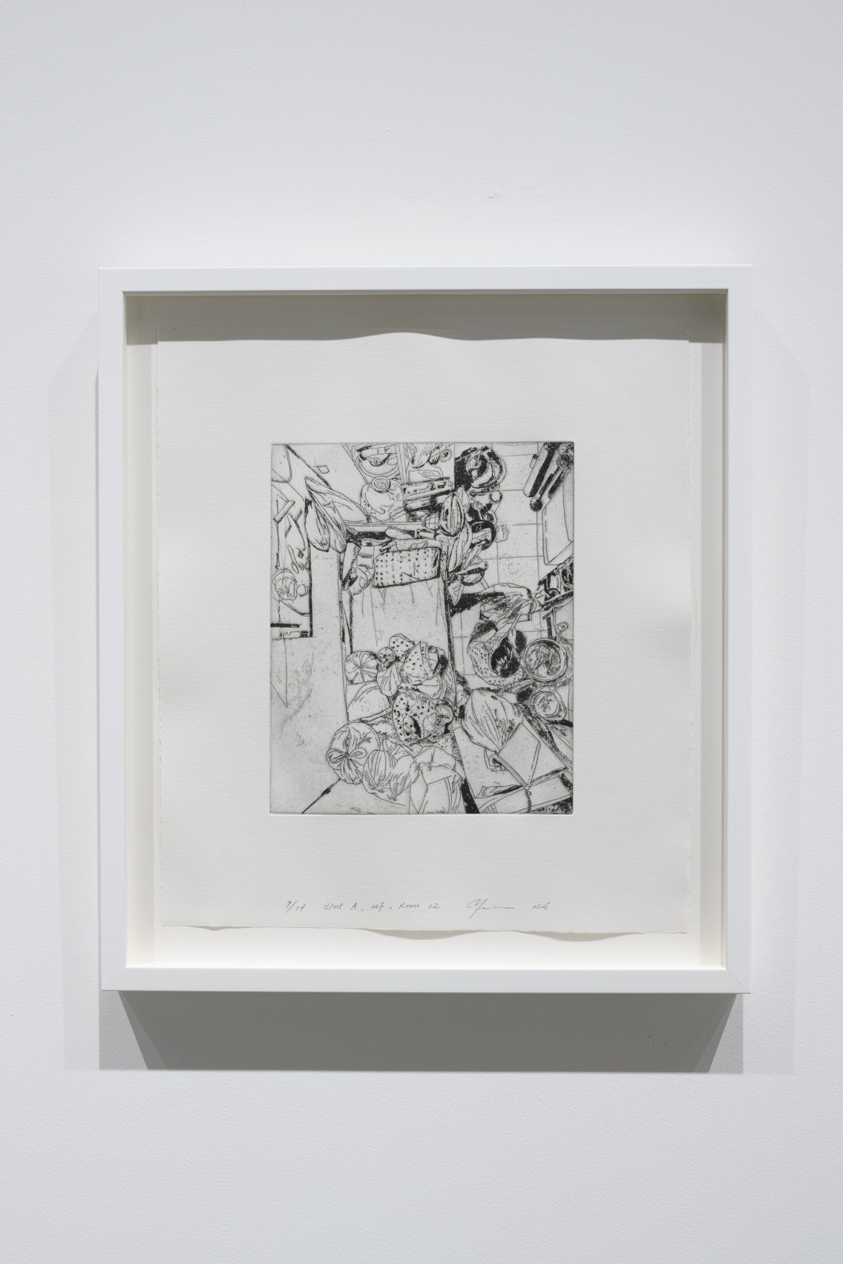 纸上蚀刻版画 ｜ 版数 9/17