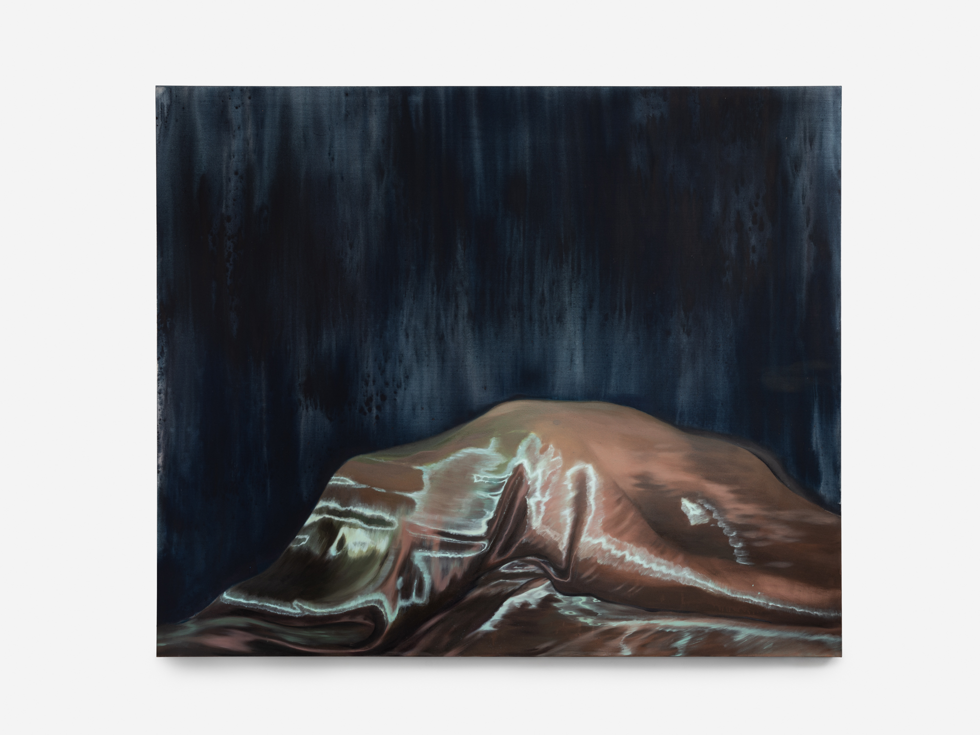 Oil and mineral pigment on canvas