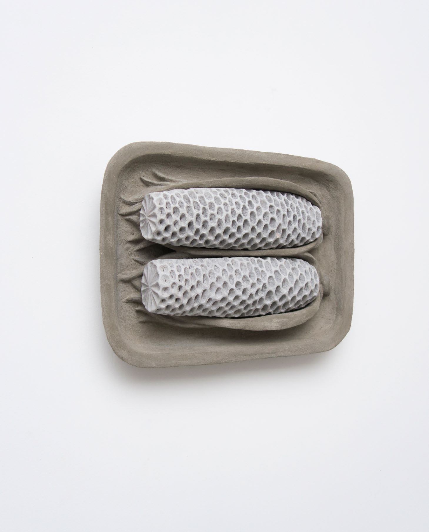 Concrete, stoneware, wood, steel, aluminium