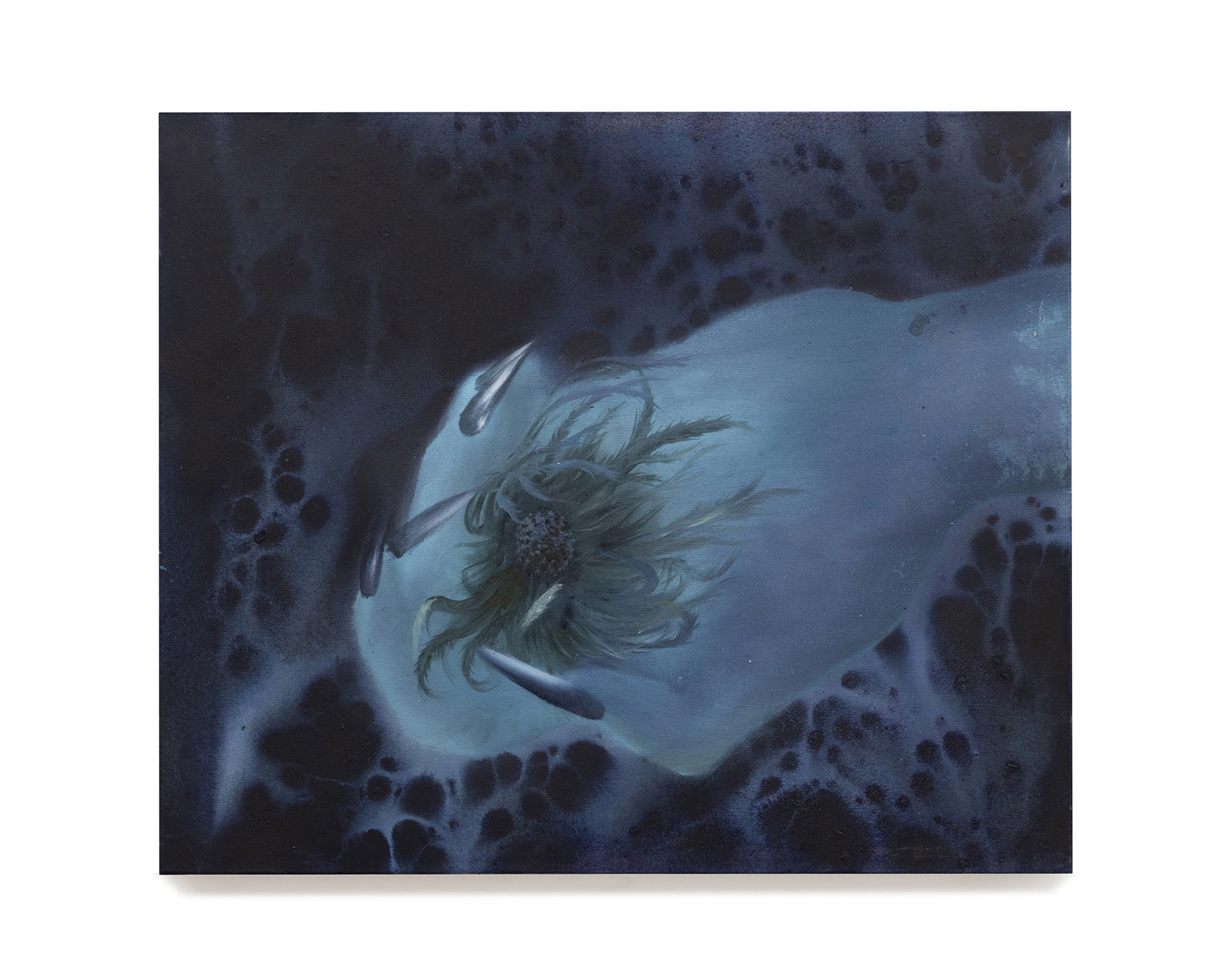 Oil and mineral pigment on canvas