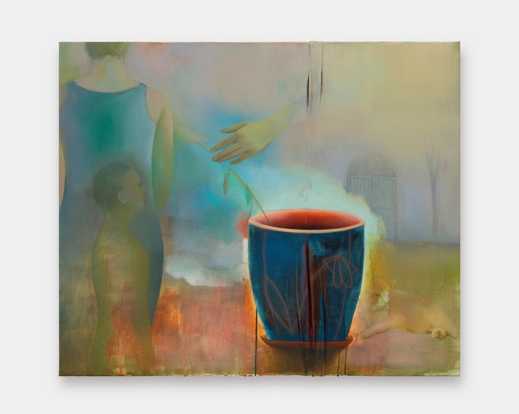 Oil, acrylic on canvas