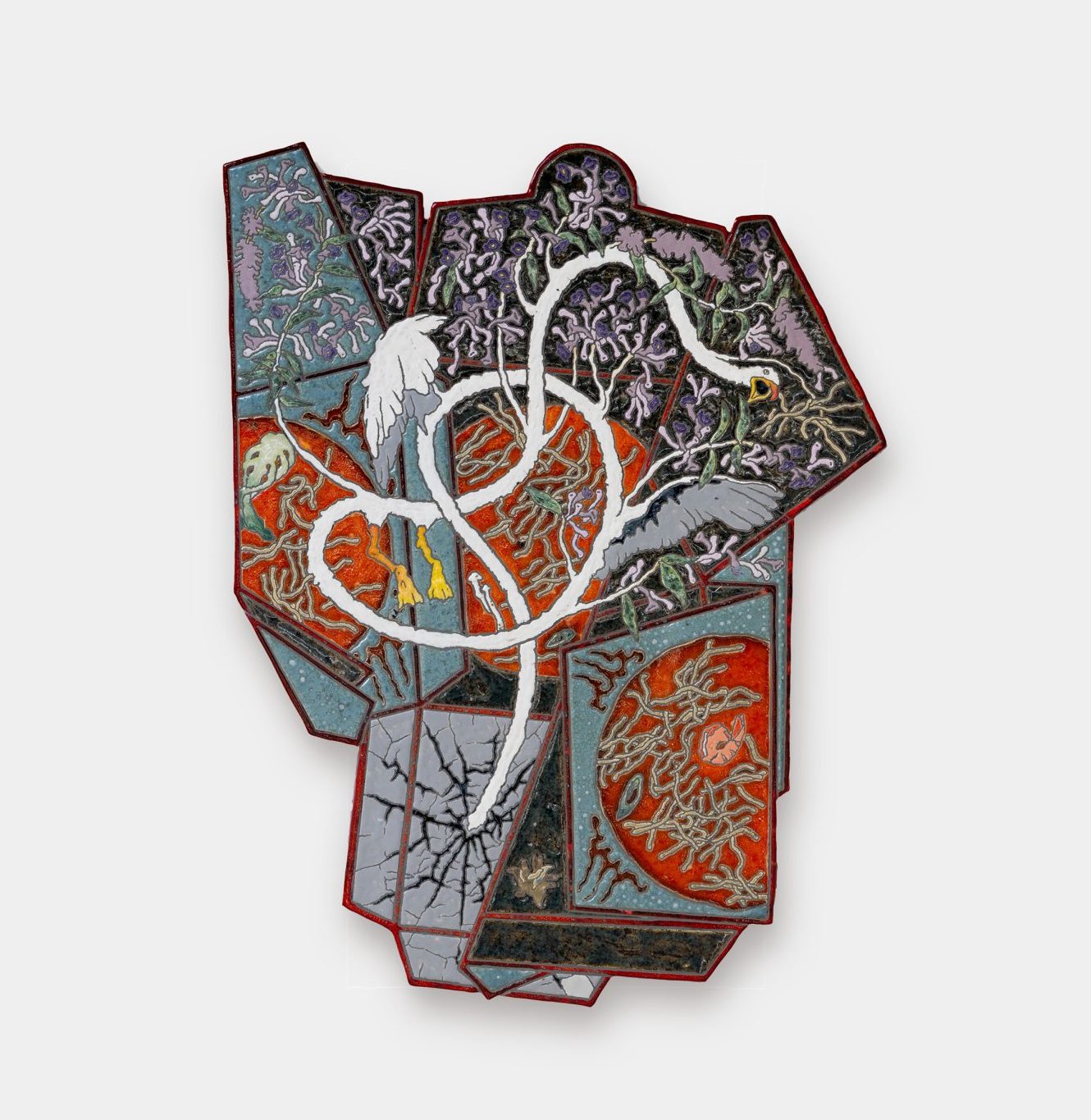 Glazed ceramic, pigment, tile grout