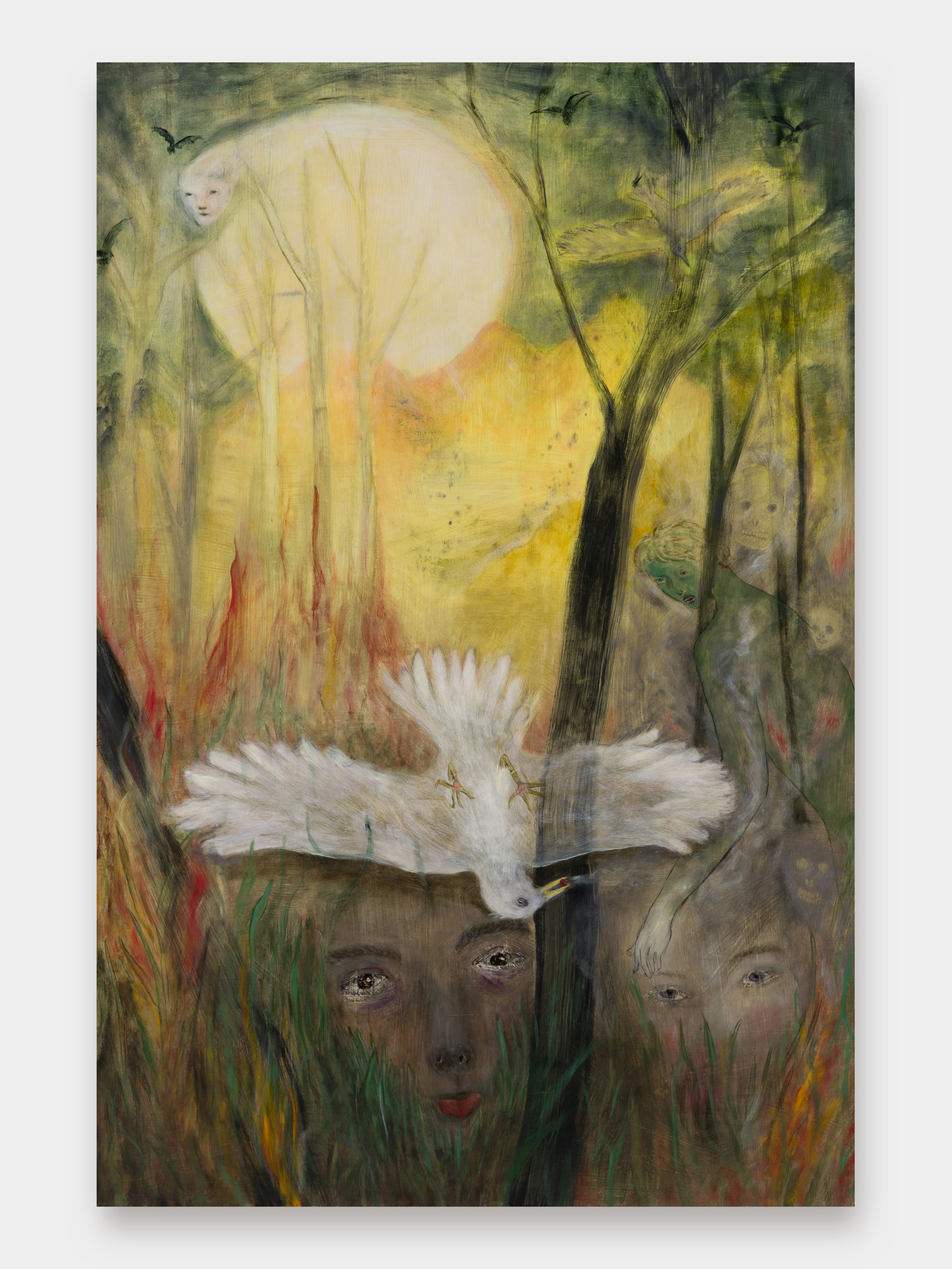 Oil on canvas, panel