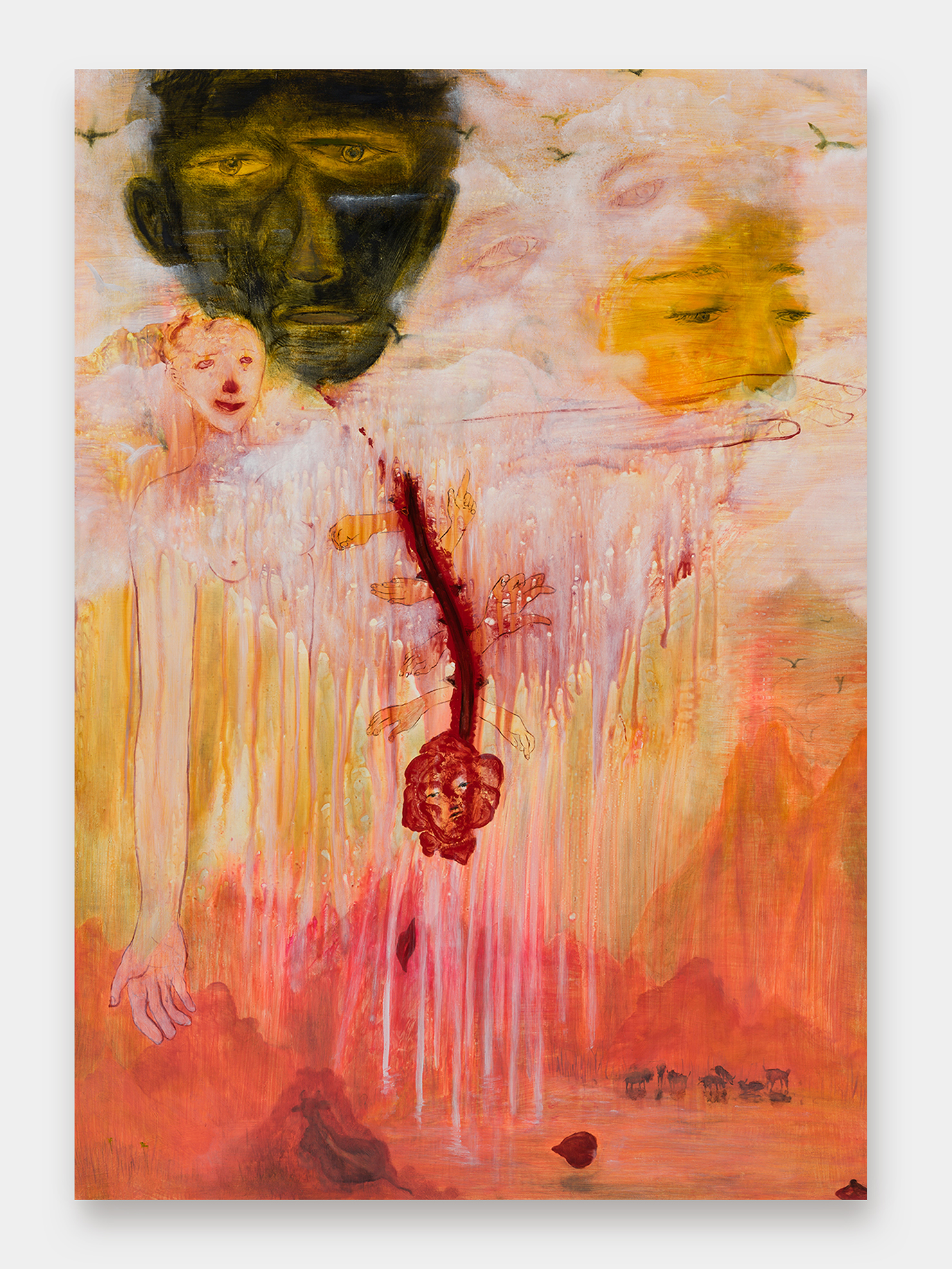Oil on canvas, panel