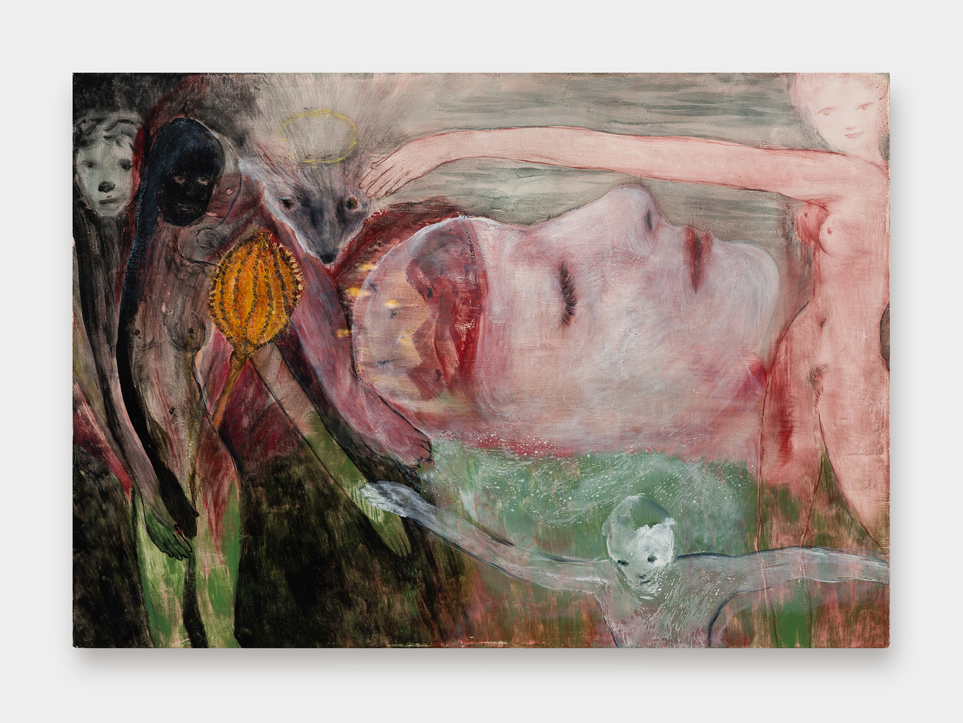 Oil on canvas, panel